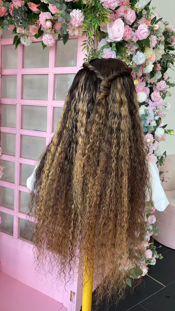 Eve (Honey blonde deep wave)