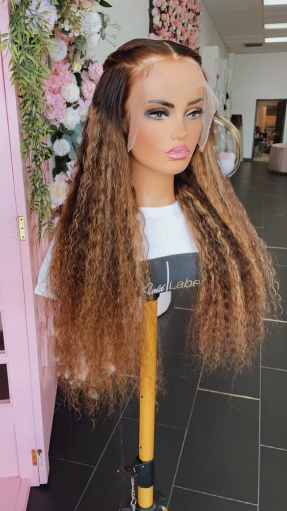 Eve (Honey blonde deep wave)